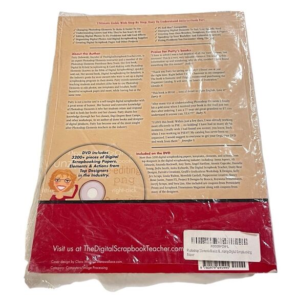 Photoshop Elements Photo Editing Digital Scrapbooking Book with DVD - Picture 4 of 4